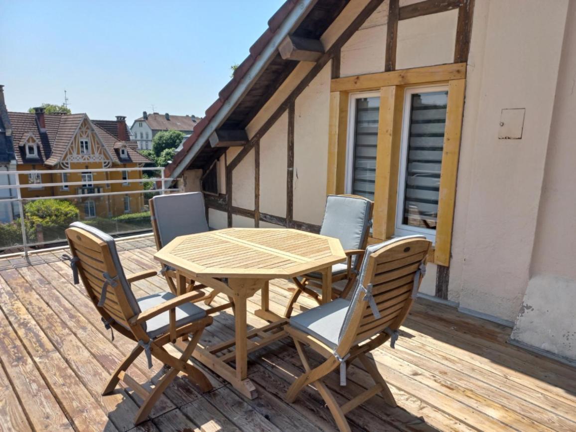 Appartement-Terrasse Parking Prive Meuble De Tourisme 4 Etoiles ベルフォール エクステリア 写真