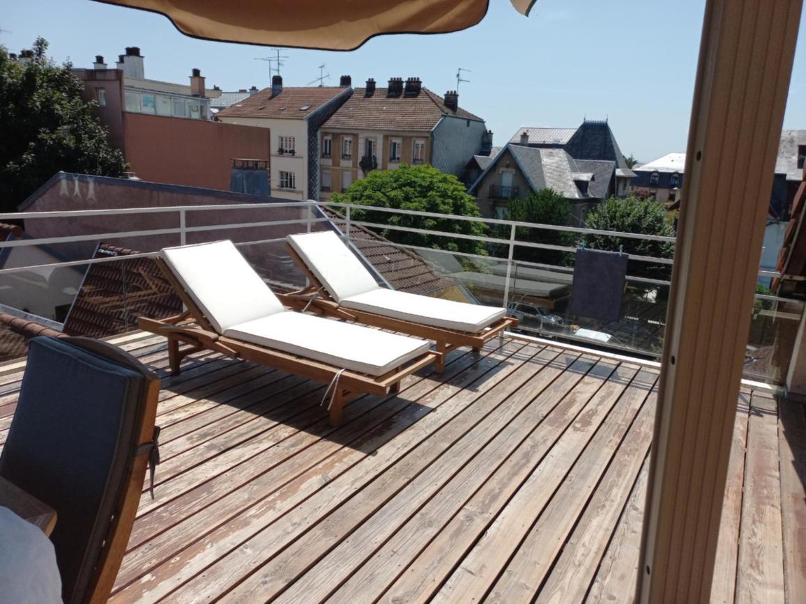 Appartement-Terrasse Parking Prive Meuble De Tourisme 4 Etoiles ベルフォール エクステリア 写真